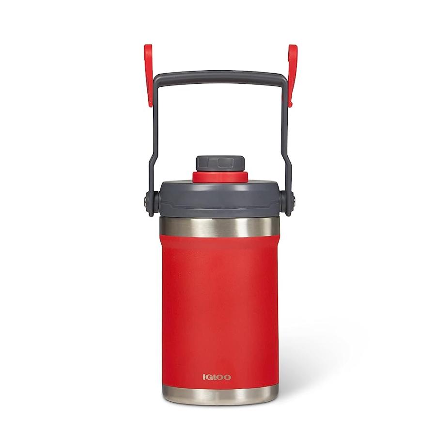 IGLOO 1/2 GAL RED STAINLESS STEEL SPORT JUG | LES CREATIONS