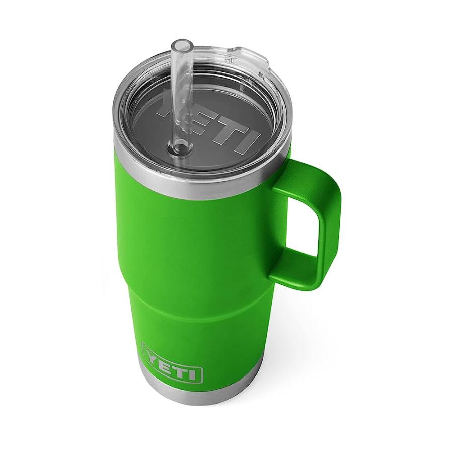 YETI RAMBLER 25 OZ STRAW MUG, VACUUM INSULATED, STAINLESS STEEL, CANOPY GREEN | YETI