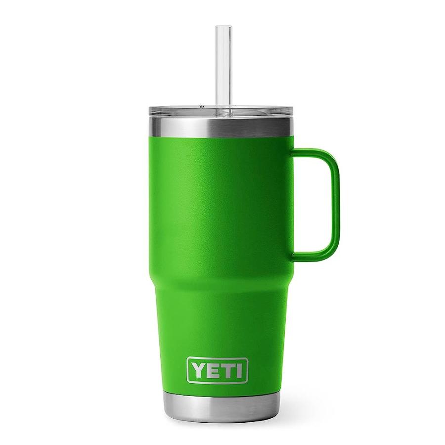 YETI RAMBLER 25 OZ STRAW MUG, VACUUM INSULATED, STAINLESS STEEL, CANOPY GREEN | YETI | 06
