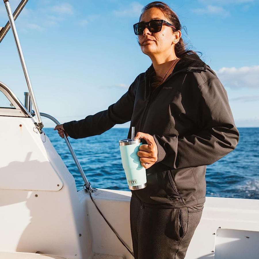 YETI RAMBLER 25 OZ STRAW MUG, VACUUM INSULATED, STAINLESS STEEL, CANOPY GREEN | YETI | 08