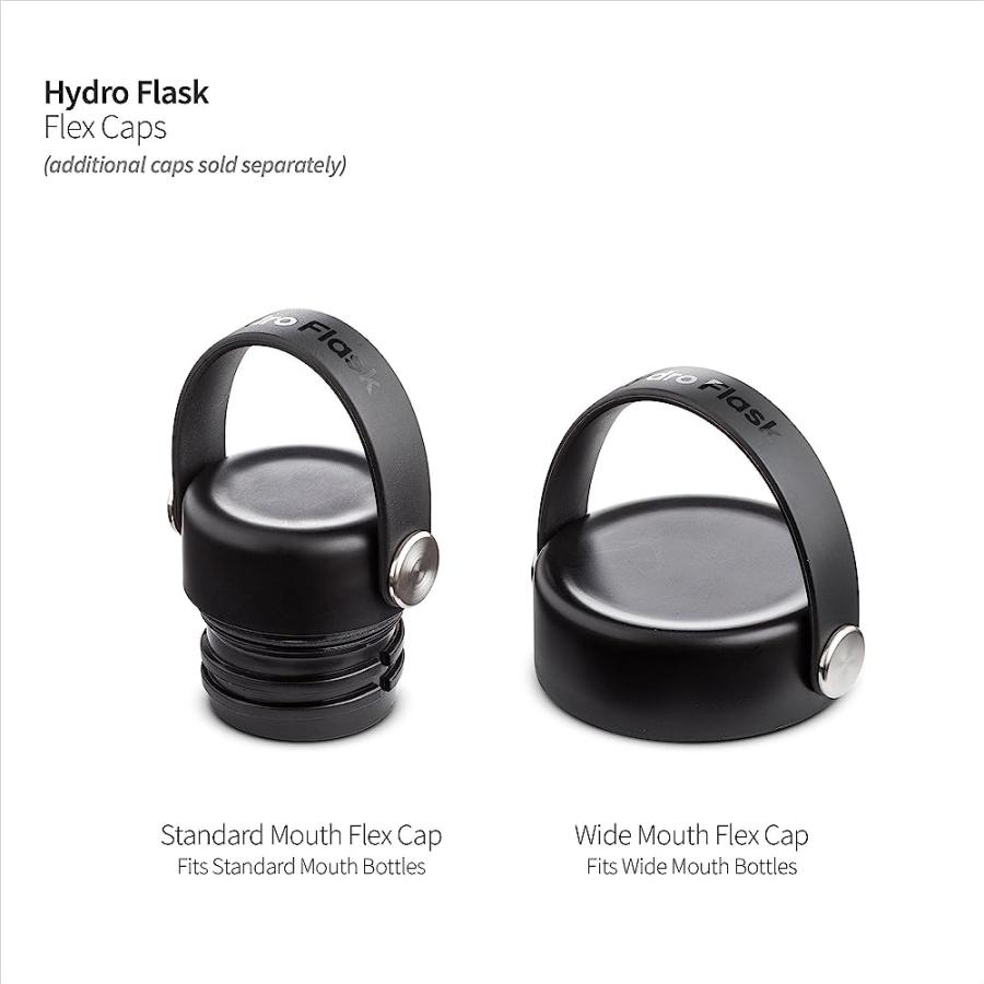 HYDRO FLASK STANDARD MOUTH FLEX CAP - BLACK | HYDRO FLASK | 01