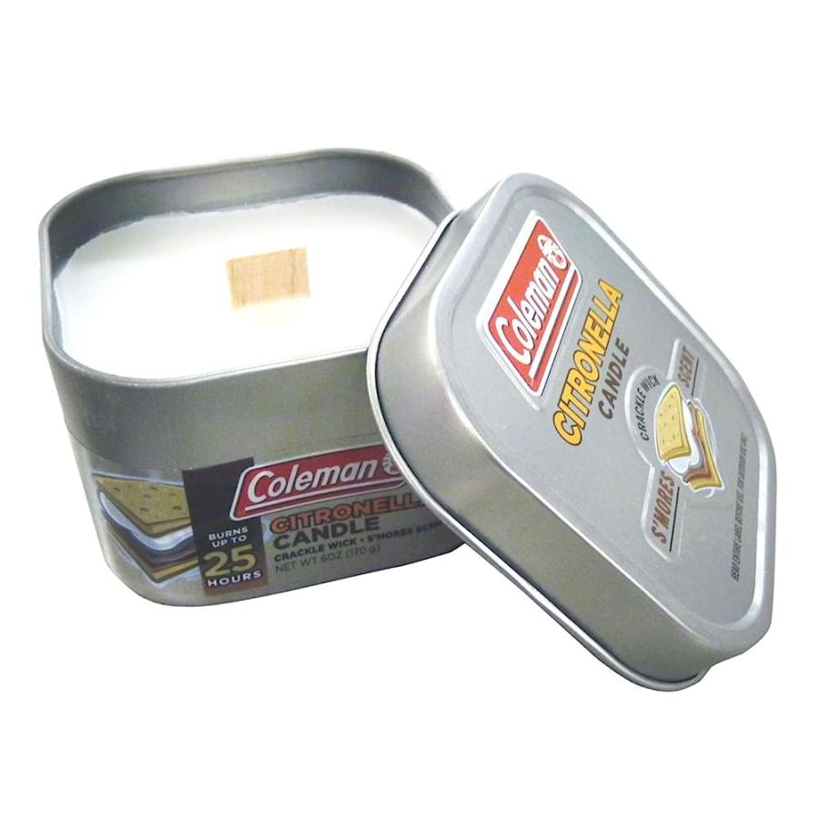 COLEMAN SCENTED OUTDOOR CITRONELLA CANDLE WITH WOODEN CRACKLE WICK - 6 OZ | Coleman | 01