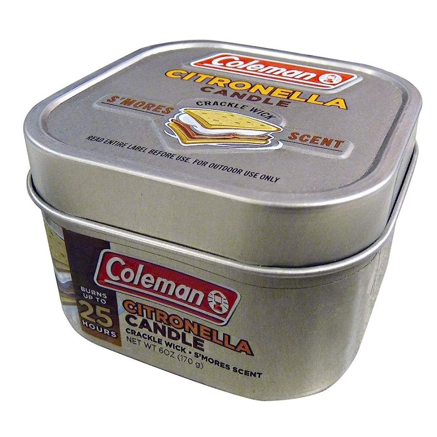 COLEMAN SCENTED OUTDOOR CITRONELLA CANDLE WITH WOODEN CRACKLE WICK - 6 OZ | Coleman | 02