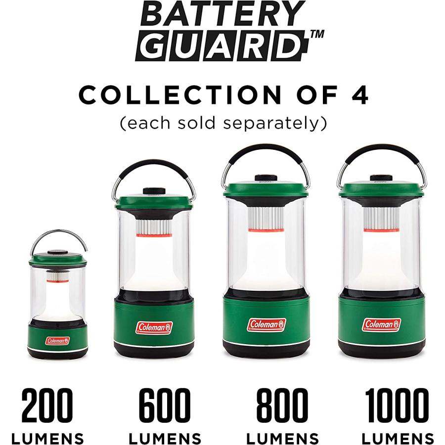 Coleman 1000 Lumens LED Lantern with BatteryGuard, Green | Coleman | 05