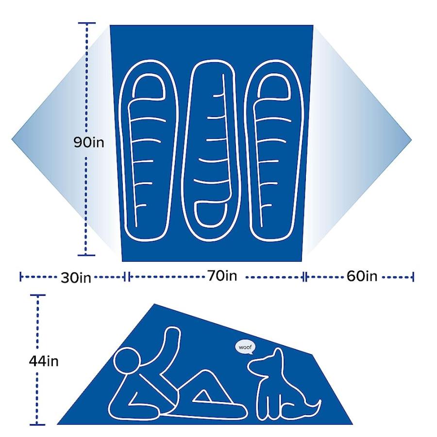 BIG AGNES BLACKTAIL HOTEL BACKPACKING & CAMPING TENT, 3 PERSON HOTEL | BIG AGNES | 05