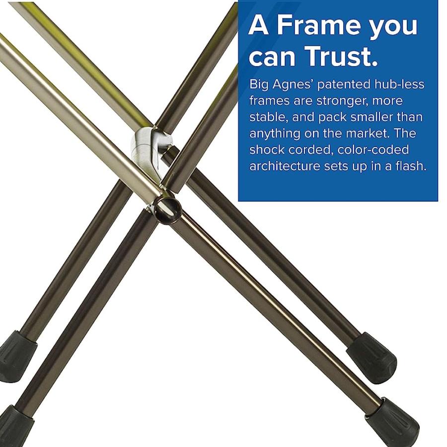 BIG AGNES SKYLINE UL ULTRALIGHT BACKPACKING FURNITURE, STOOL (YELLOW) | BIG AGNES | 02