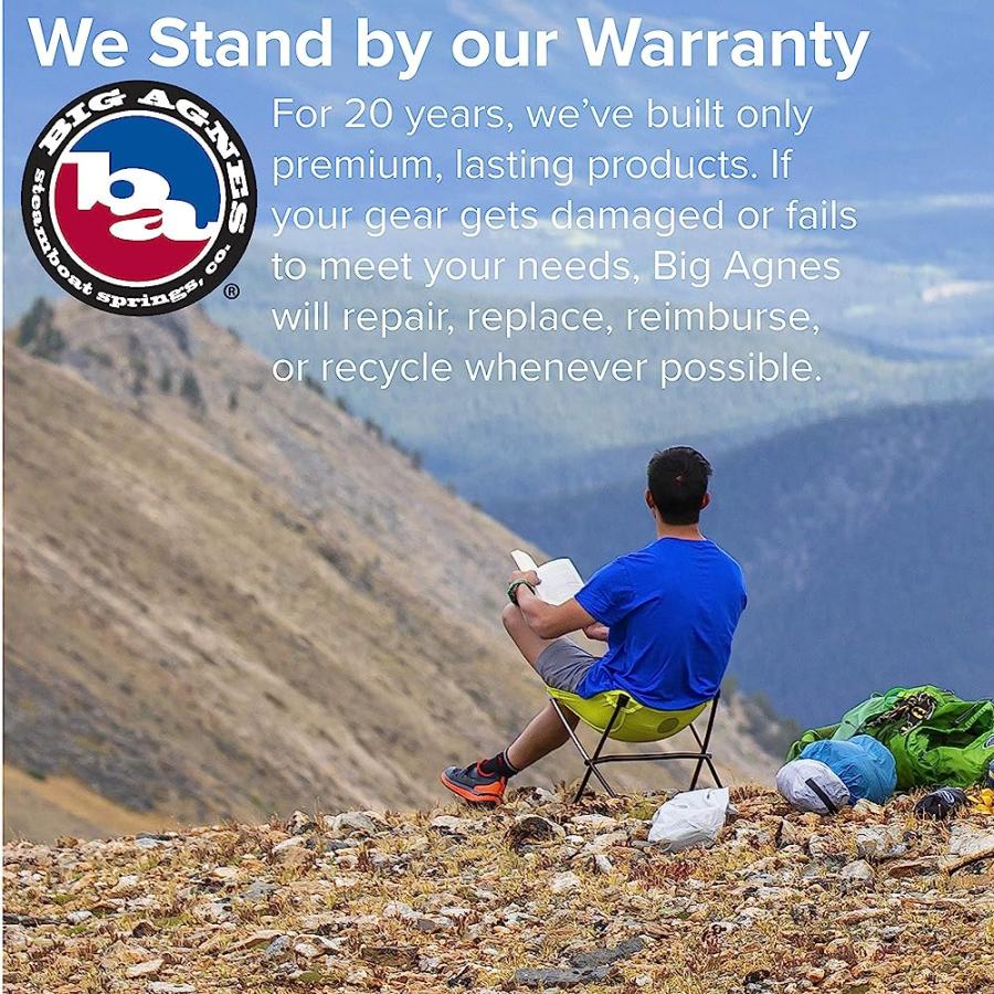 BIG AGNES SKYLINE UL ULTRALIGHT BACKPACKING FURNITURE, STOOL (YELLOW) | BIG AGNES | 05