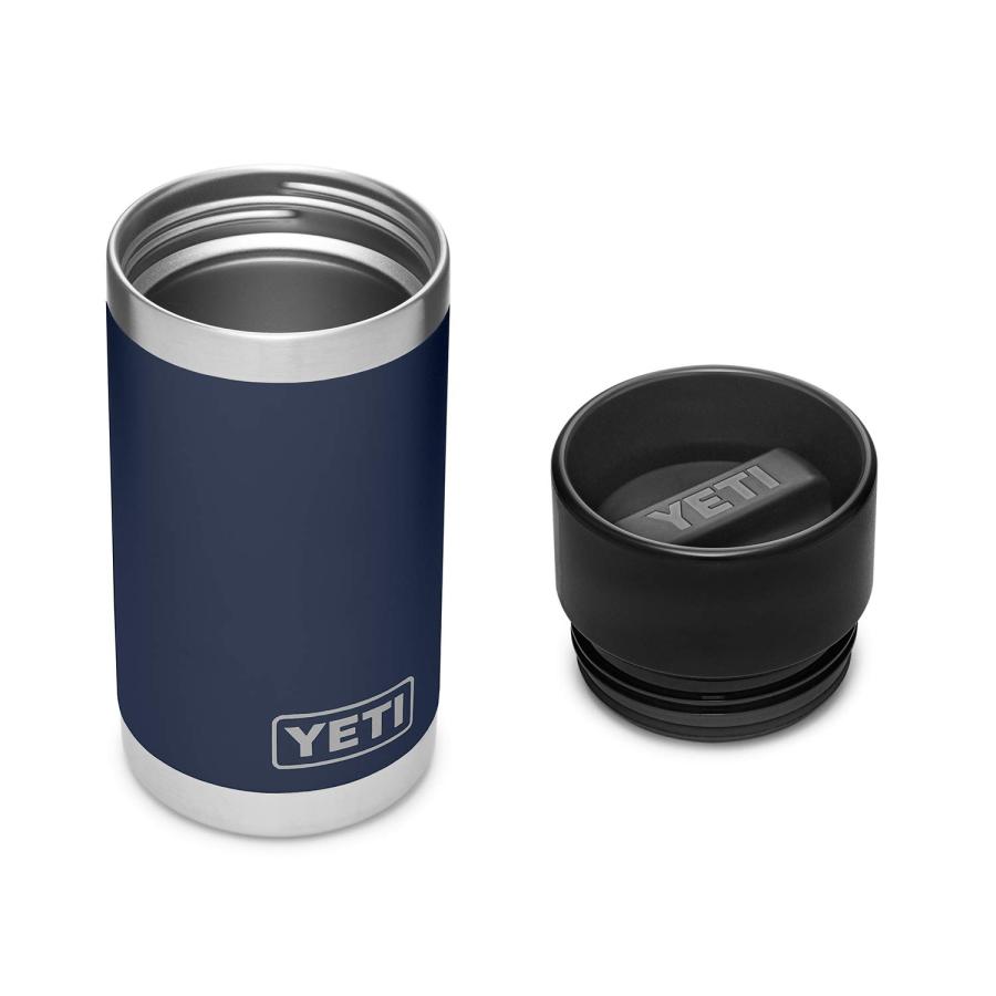 YETI Rambler 12オンス ボトル キャップ付き 真空断熱 ステンレス製、ネイビー | YETI | 02