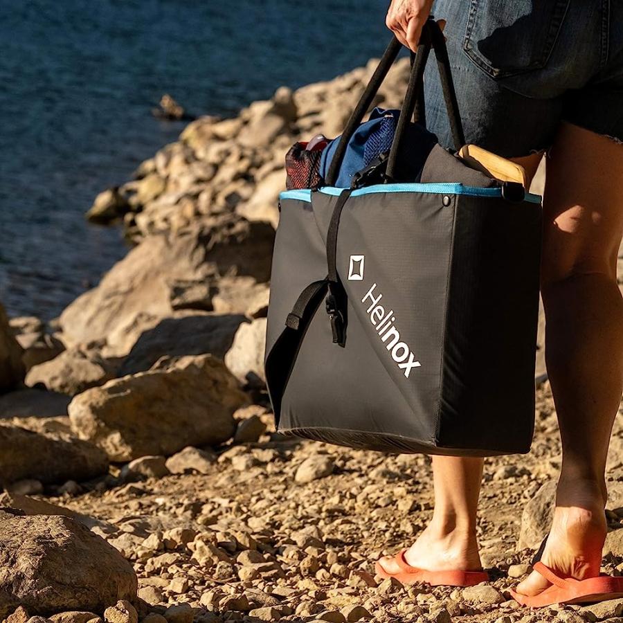 HELINOX ORIGAMI TOTE COMBO GEAR CARRY SYSTEM AND PICNIC MAT, BLUE BANDANA | Helinox | 02