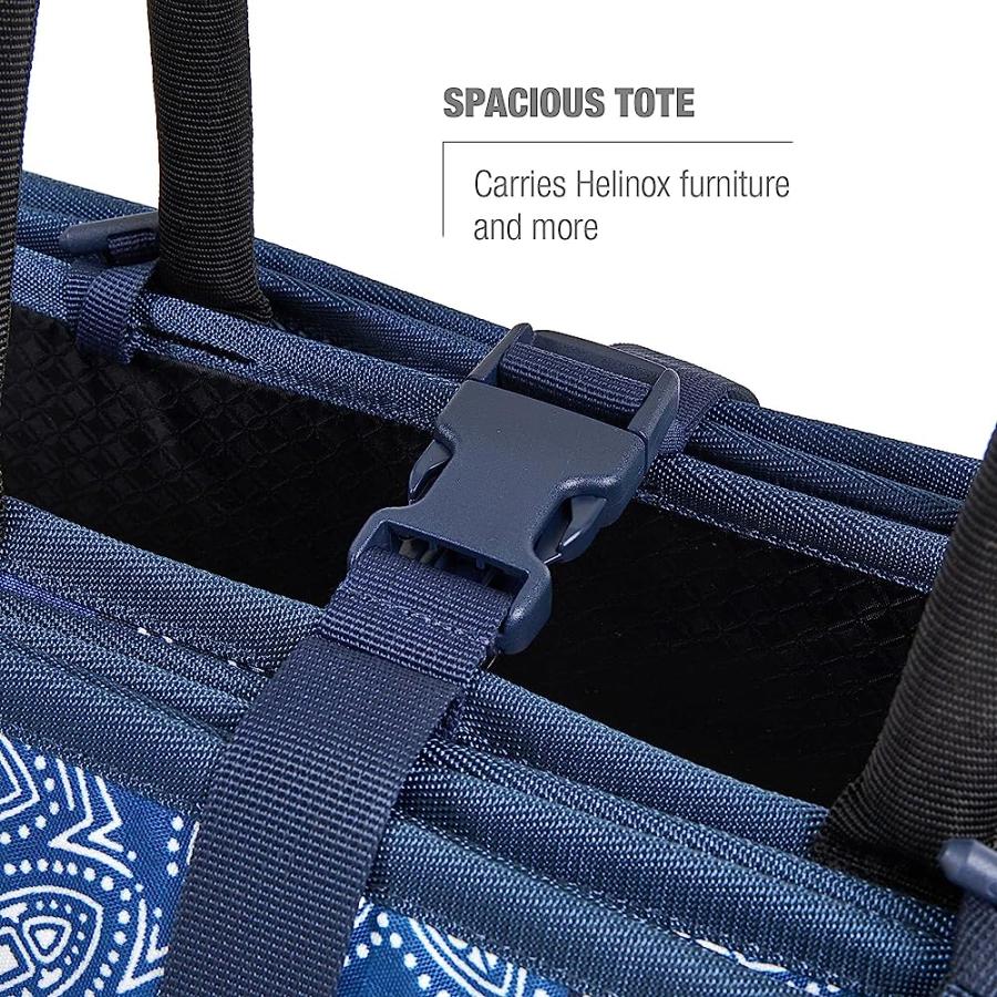 HELINOX ORIGAMI TOTE COMBO GEAR CARRY SYSTEM AND PICNIC MAT, BLUE BANDANA | Helinox | 03