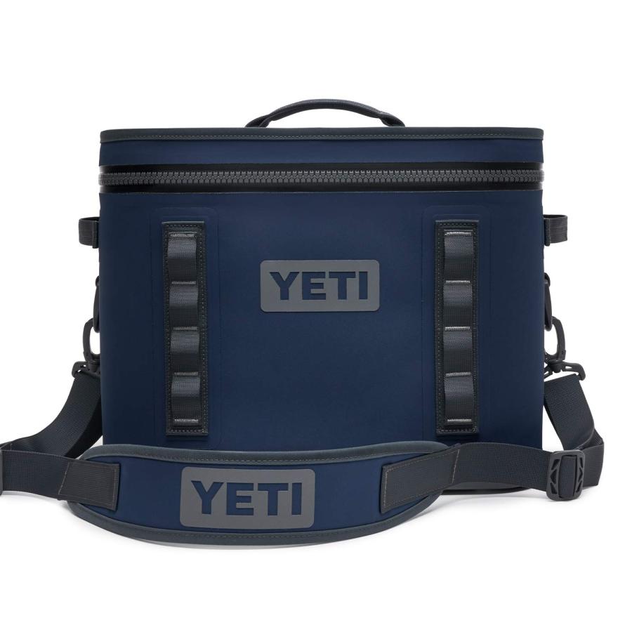 YETI Hopper Flip 18 ポータブルソフトクーラー:YETI、ネイビー | YETI