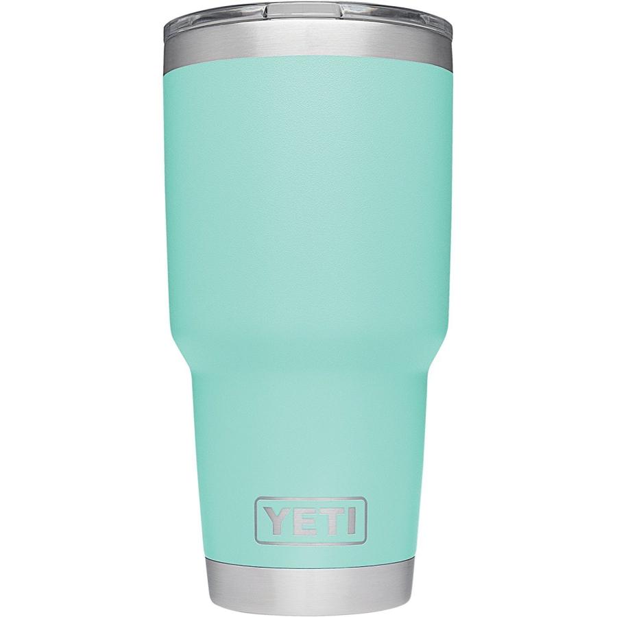 YETI Rambler 30オンス タンブラー マグスライダー蓋付き 真空断熱 ステンレス製、シーフォーム | YETI