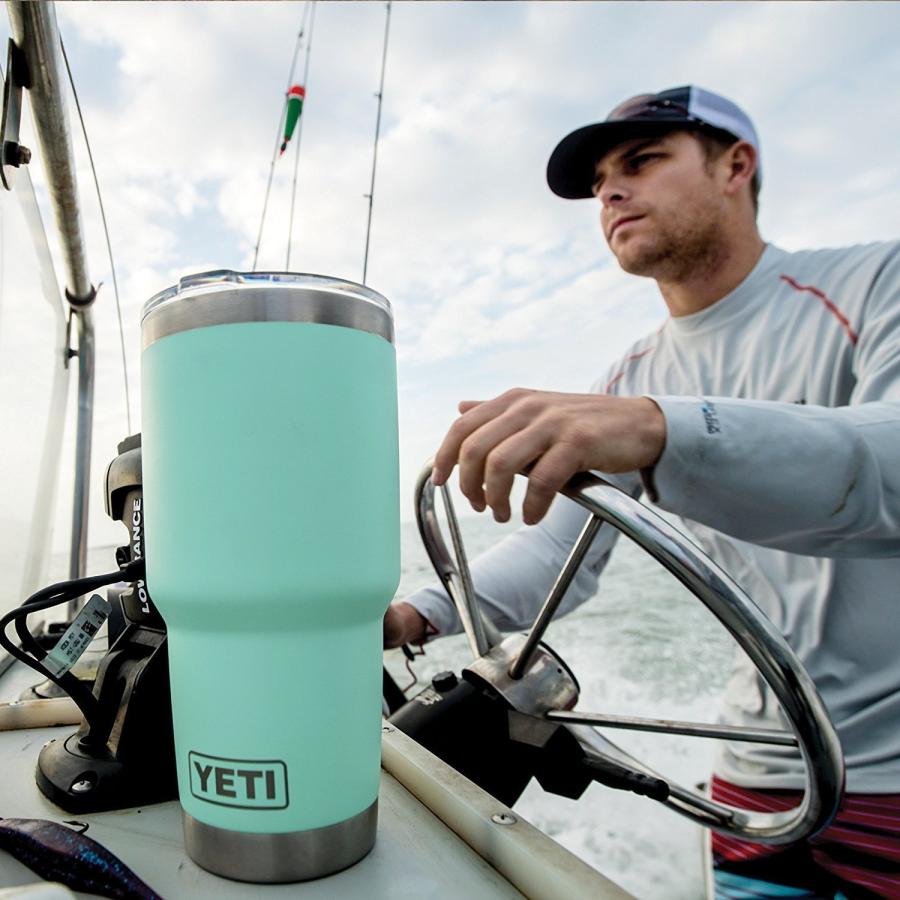 YETI Rambler 30オンス タンブラー マグスライダー蓋付き 真空断熱 ステンレス製、シーフォーム | YETI | 01