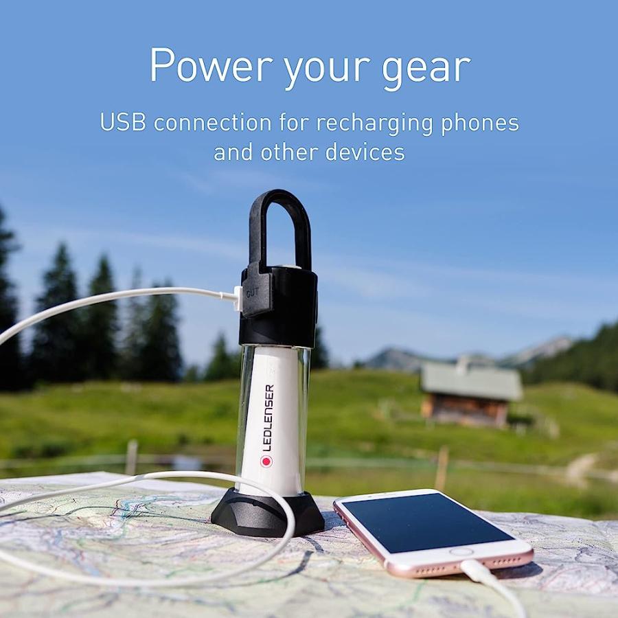 LEDLENSER ML6 WARM WHITE LIGHT CAMPING LANTERN, LED WITH MICRO PRISM TECHNOLOGY, 750 LUMENS, USB RECHARGEABLE, BACKPACKING, HIKING, CAMPING, BLAC | LEDLENSER | 03