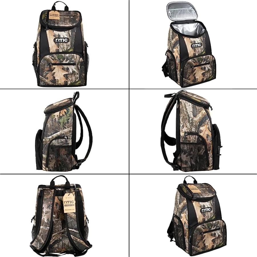 RTIC LIGHTWEIGHT BACKPACK COOLER, KANATI CAMO, 15 CAN, PORTABLE INSULATED BAG, FOR MEN & WOMEN, GREAT FOR DAY TRIPS, PICNICS, CAMPING, HIKING, BE |  | 01