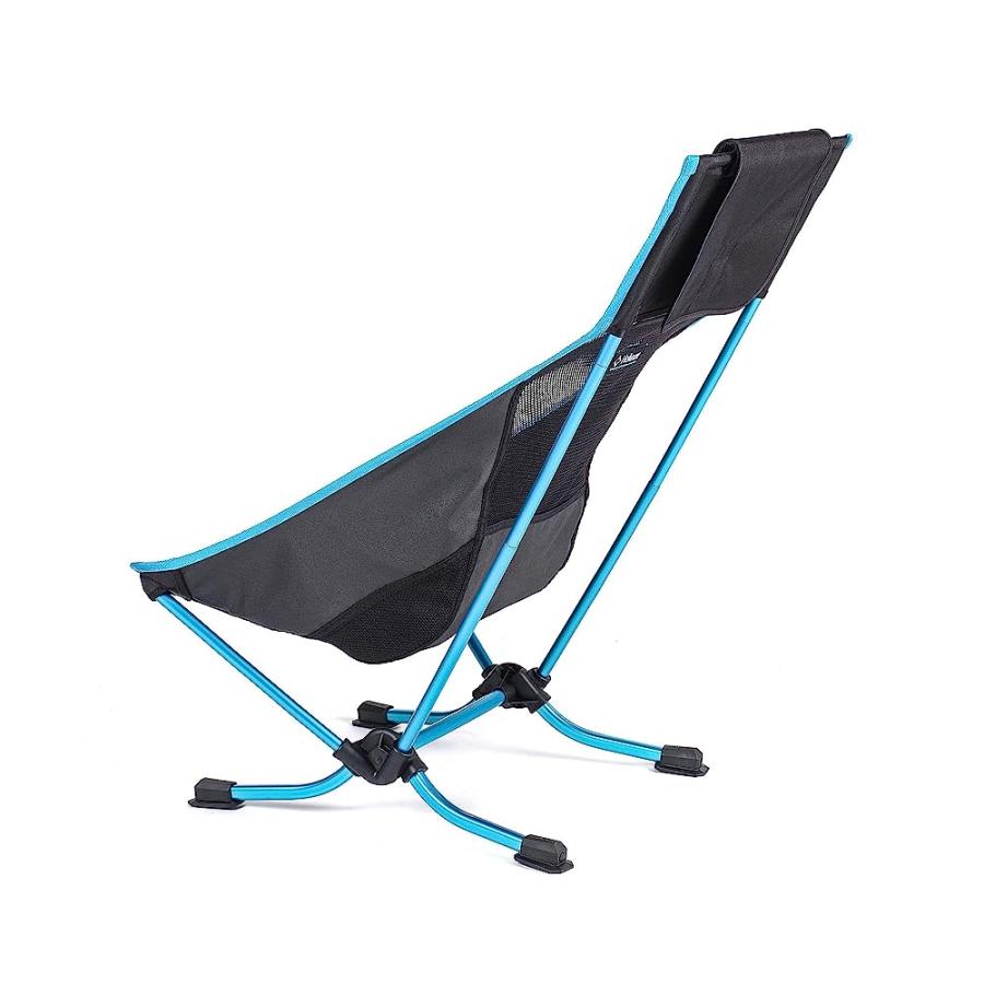 HELINOX BEACH CHAIR LIGHTWEIGHT, LOWER-PROFILE, COMPACT, COLLAPSIBLE CAMPING CHAIR, BLACK, WITH POCKETS | Helinox | 08