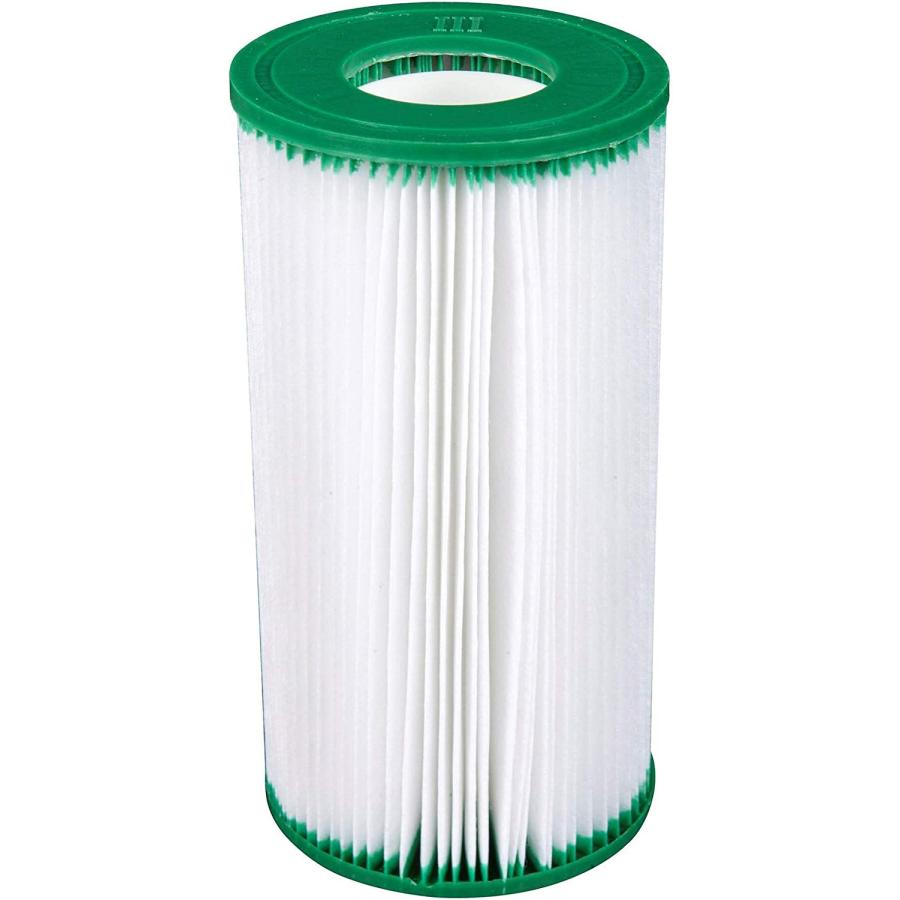 Coleman 90357E-BW Type III A/C Replacement Washable Pool Filter Cartridges for 1000 and 1500 GPH Filter Pumps, Green and White (2 Pack) | Coleman | 01