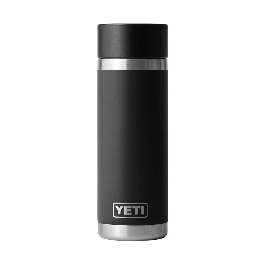 YETI Rambler 18オンス ボトル キャップ付き 真空断熱 ステンレス製、ブラック | YETI | 05