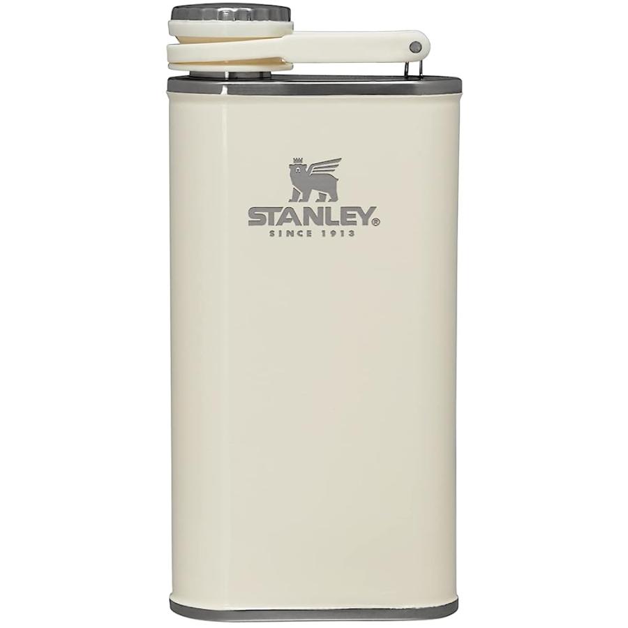 STANLEY CLASSIC EASY FILL WIDE MOUTH FLASK 8OZ CREAM GLOSS | STANLEY