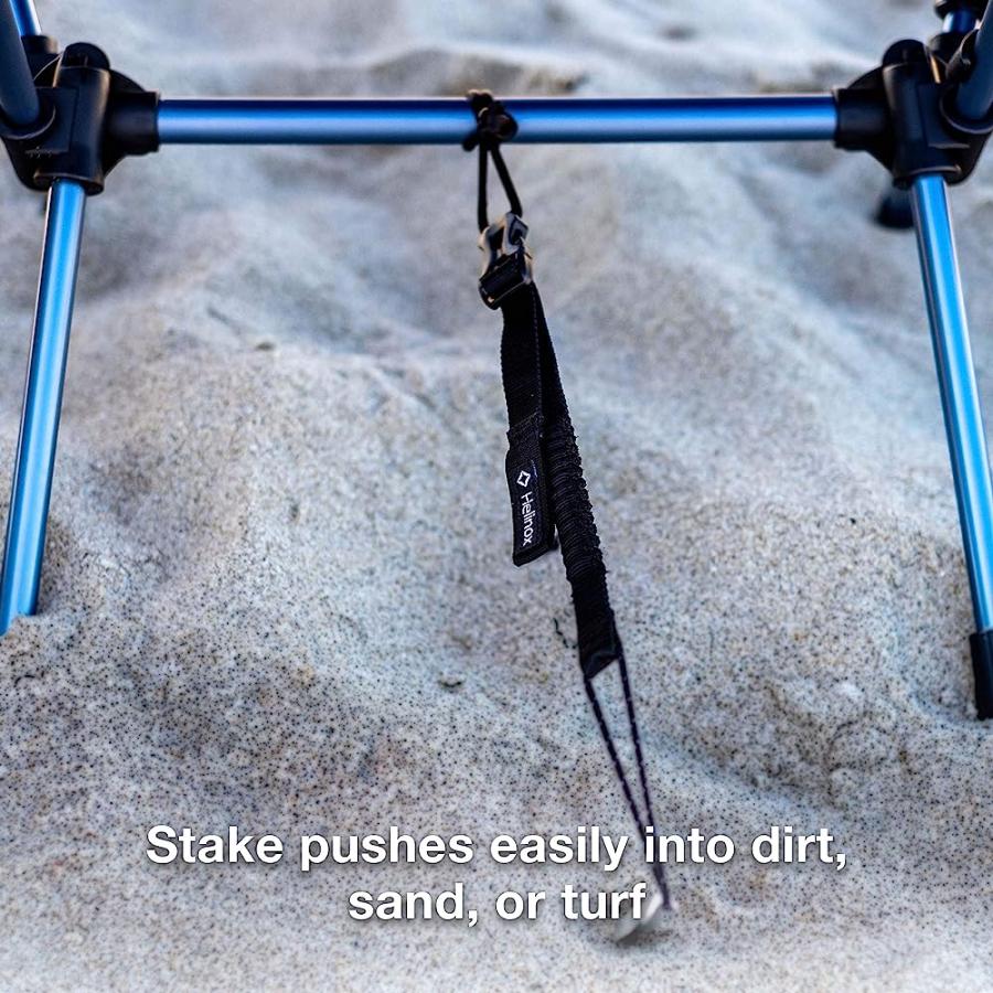 HELINOX CHAIR ANCHOR TO SECURE LIGHTWEIGHT BEACH AND CAMP CHAIRS IN WINDY WEATHER | Helinox | 02