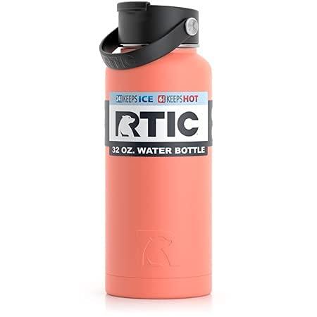 RTIC 32 OZ VACUUM INSULATED BOTTLE, METAL STAINLESS STEEL DOUBLE WALL INSULATION, BPA FREE REUSABLE, LEAK-PROOF THERMOS FLASK FOR WATER, HOT AND |  | 04