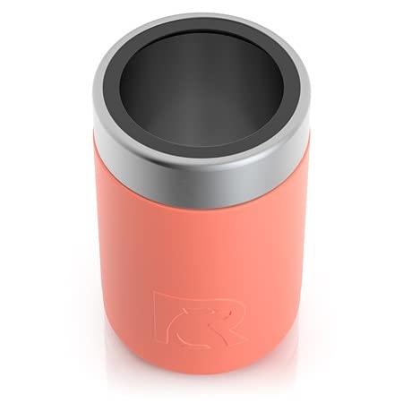 RTIC CAN COOLER INSULATED, BEER, BEVERAGE, SODA CAN COOLER WITH LID, STAINLESS STEEL METAL, DOUBLE WALL INSULATION COOZIE FOR CANS, SWEAT PROOF, |  | 03