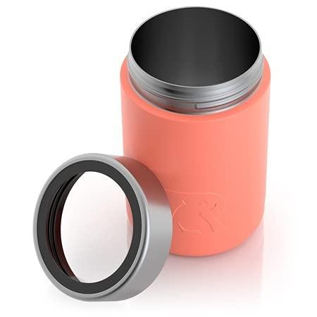 RTIC CAN COOLER INSULATED, BEER, BEVERAGE, SODA CAN COOLER WITH LID, STAINLESS STEEL METAL, DOUBLE WALL INSULATION COOZIE FOR CANS, SWEAT PROOF, |  | 05