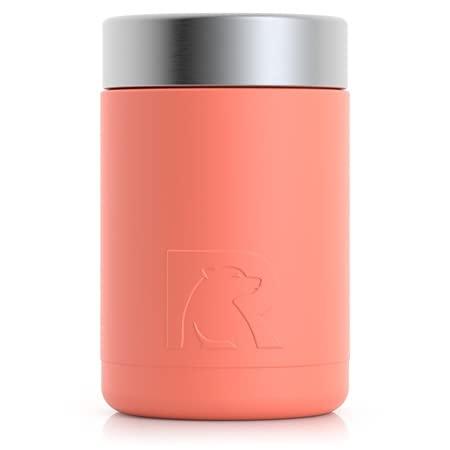 RTIC CAN COOLER INSULATED, BEER, BEVERAGE, SODA CAN COOLER WITH LID, STAINLESS STEEL METAL, DOUBLE WALL INSULATION COOZIE FOR CANS, SWEAT PROOF, |  | 07