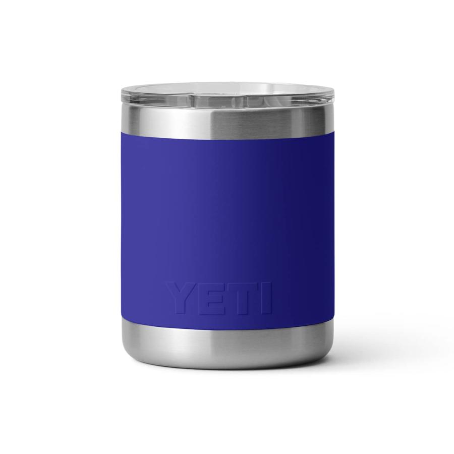YETI Rambler 10オンス ローボール マグスライダー蓋付き 真空断熱 ステンレス製、オフショアブルー | YETI | 04