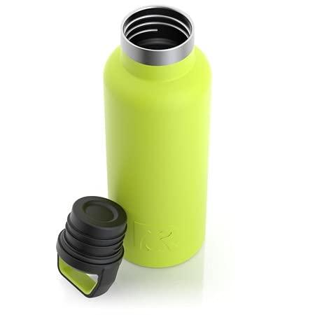 RTIC 16 OZ VACUUM INSULATED WATER BOTTLE, METAL STAINLESS STEEL DOUBLE WALL INSULATION, BPA FREE REUSABLE, LEAK-PROOF THERMOS FLASK FOR HOT AND C |  | 05