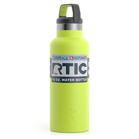 RTIC 16 OZ VACUUM INSULATED WATER BOTTLE, METAL STAINLESS STEEL DOUBLE WALL INSULATION, BPA FREE REUSABLE, LEAK-PROOF THERMOS FLASK FOR HOT AND C |  | 06