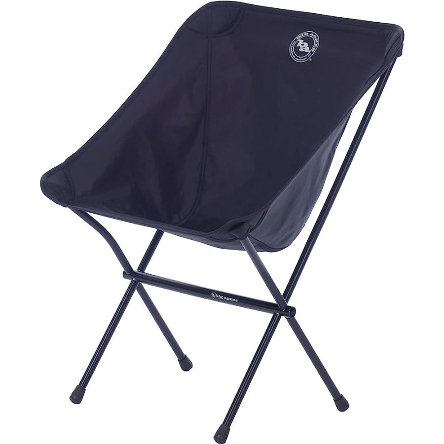 BIG AGNES MICA BASIN CHAIR- ULTRALIGHT, PORTABLE CHAIR FOR CAMPING AND BACKPACKING, BLACK | BIG AGNES