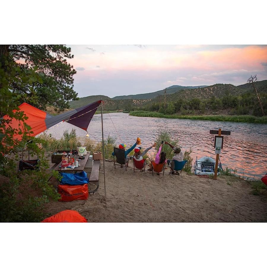 BIG AGNES MICA BASIN CHAIR- ULTRALIGHT, PORTABLE CHAIR FOR CAMPING AND BACKPACKING, BLACK | BIG AGNES | 04