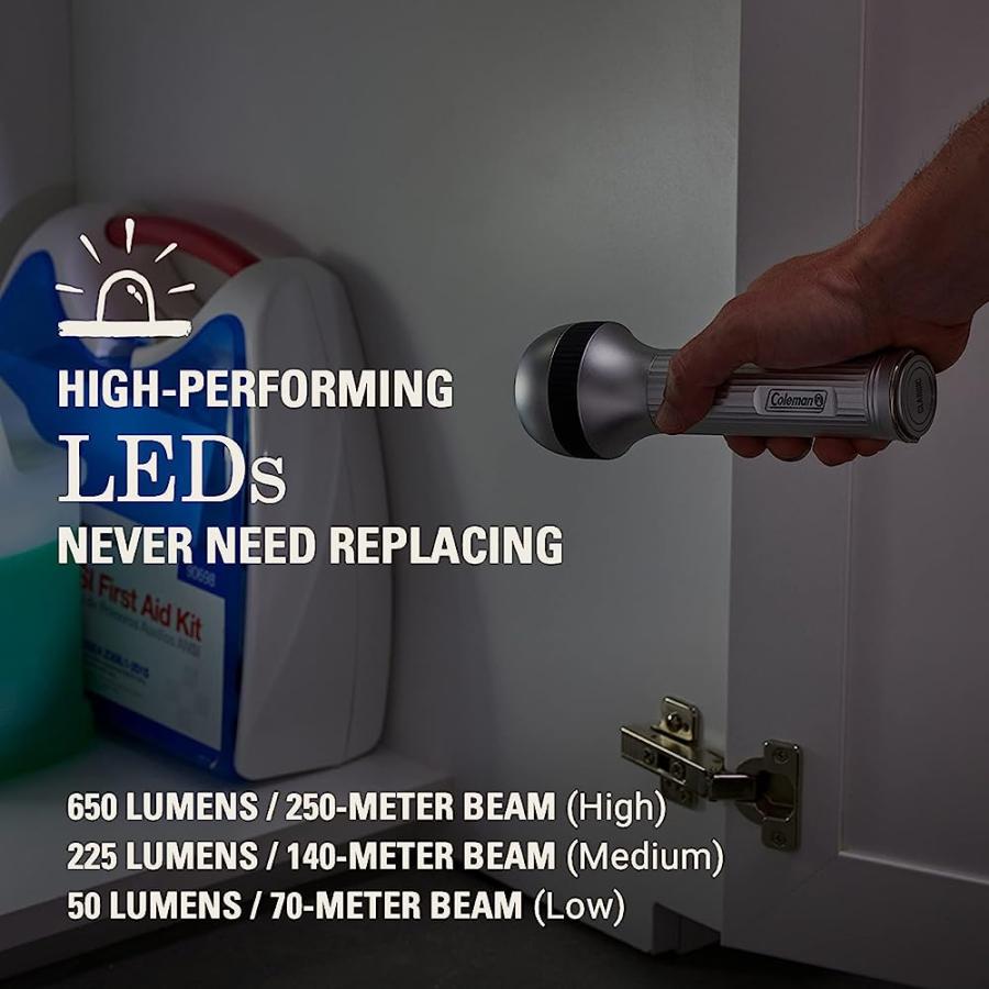COLEMAN 650 LUMENS CLASSIC LED FLASHLIGHT | Coleman | 01