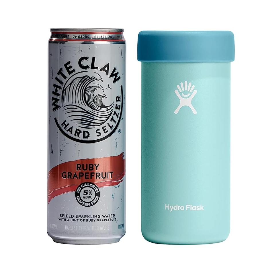 HYDRO FLASK 12 OZ SLIM STAINLESS STEEL REUSABLE CAN HOLDER COOLER CUP DEW - VACUUM INSULATED, DISHWASHER SAFE, BPA-FREE, NON-TOXIC | HYDRO FLASK | 02