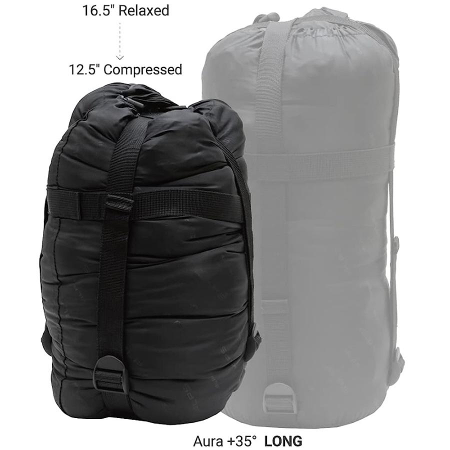 ALPS MOUNTAINEERING AURA +35° MUMMY SLEEPING BAG, REGULAR - NEW | ALPS MOUNTAINEERING | 06