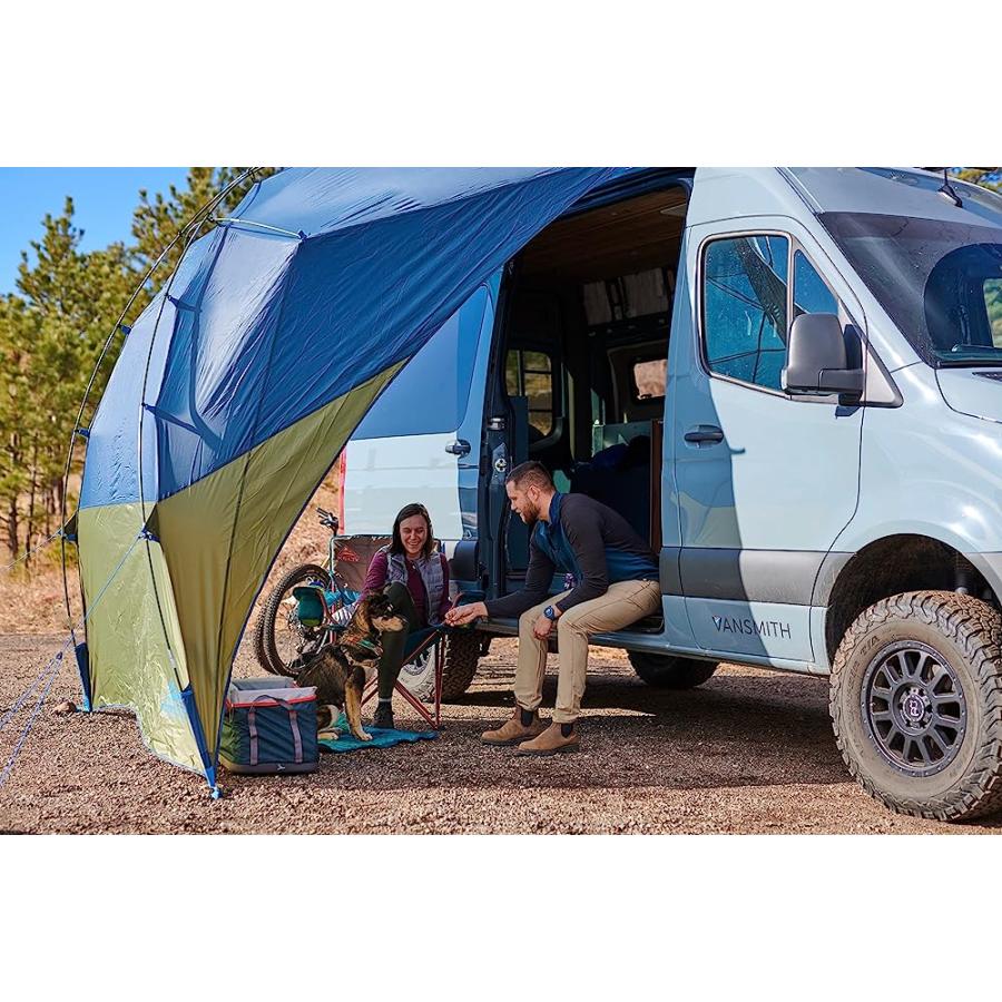 KELTY SIDEROADS AWNING SHELTER FOR CAR CAMPING, TAILGATING, AND SUMMER BEACH TRIPS, PROTECTION FROM ELEMENTS AND UV, UNIVERSAL MOUNT, STURDY STEE | KELTY | 06
