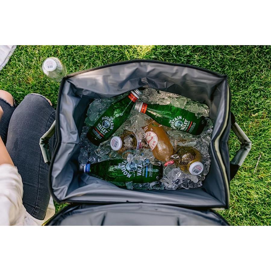 IGLOO ECO-FRIENDLY 40 -CAN CAMPING COLLAPSIBLE ROLLER COOLER- GRAY | igloo | 03