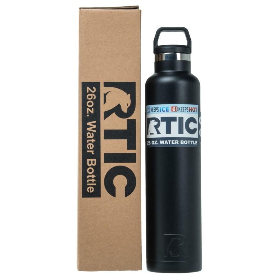 RTIC 26 OZ VACUUM INSULATED WATER BOTTLE, METAL STAINLESS STEEL DOUBLE WALL INSULATION, BPA FREE REUSABLE, LEAK-PROOF THERMOS FLASK FOR HOT AND C |  | 01