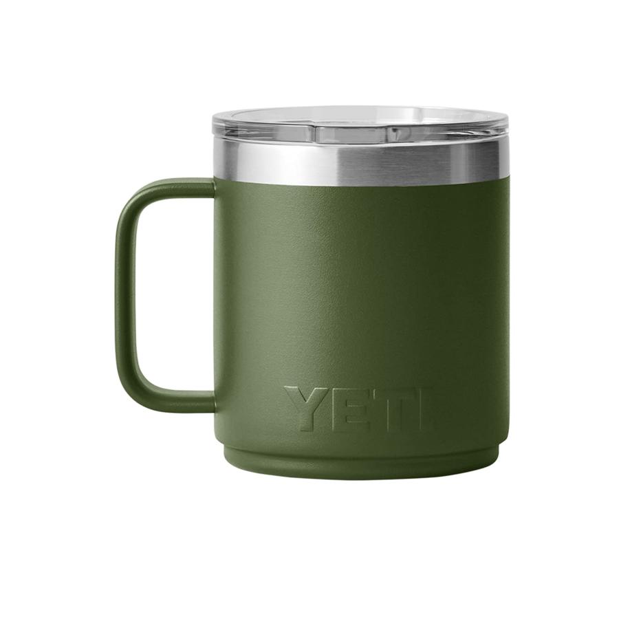YETI Rambler 10オンス スタッカブルマグ マグスライダー蓋付き 真空断熱 ステンレス製、ハイランズオリーブ | YETI | 02