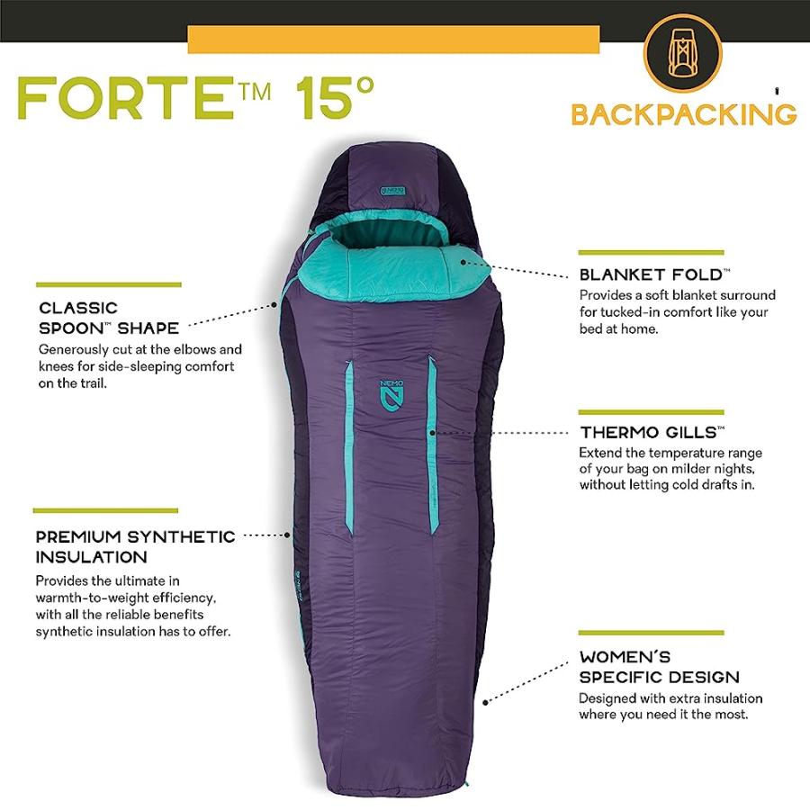 NEMO FORTE WOMENS 20 REG (TIDE POOL/SHADED THISTLE) | NEMO | 01