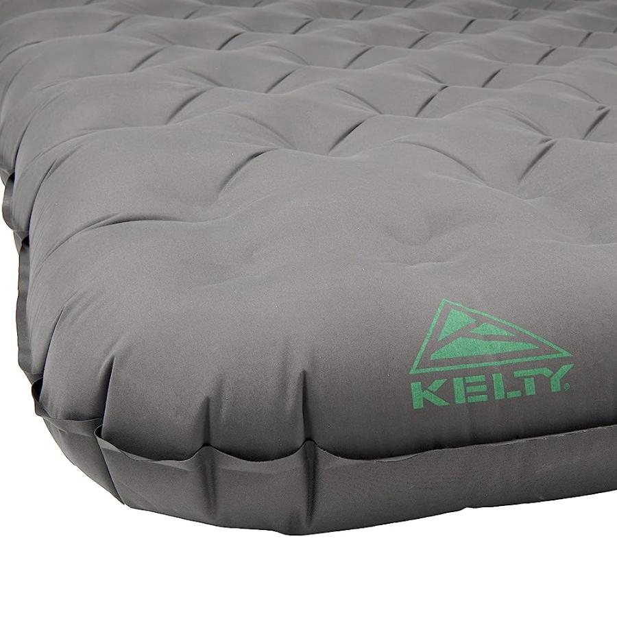 KELTY KUSH QUEEN AIR BED W/BATTERY-POWERED PUMP, PVC-FREE QUEEN AIR MATTRESS, COMFY AND PLUSH 6-INCH PAD, CARRY BAG INCLUDED - INDOOR/OUTDOOR CAM | KELTY | 01
