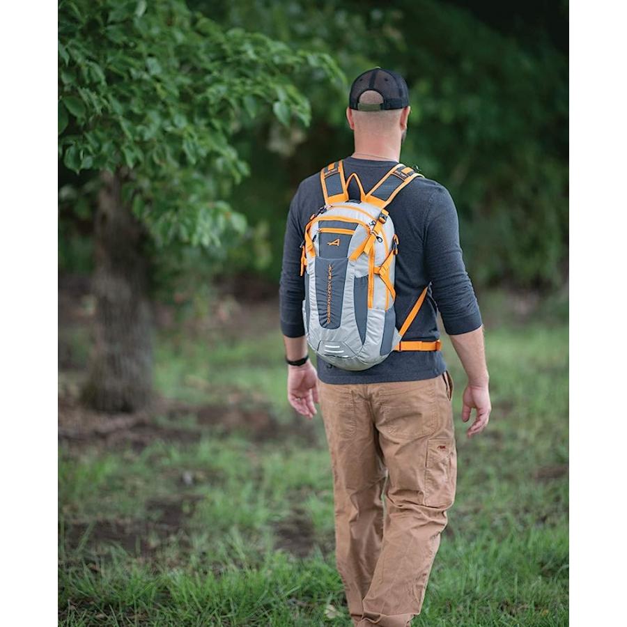 ALPS MOUNTAINEERING HYDRO TRAIL 15L BACKPACK - GRAY/APRICOT | ALPS MOUNTAINEERING | 04