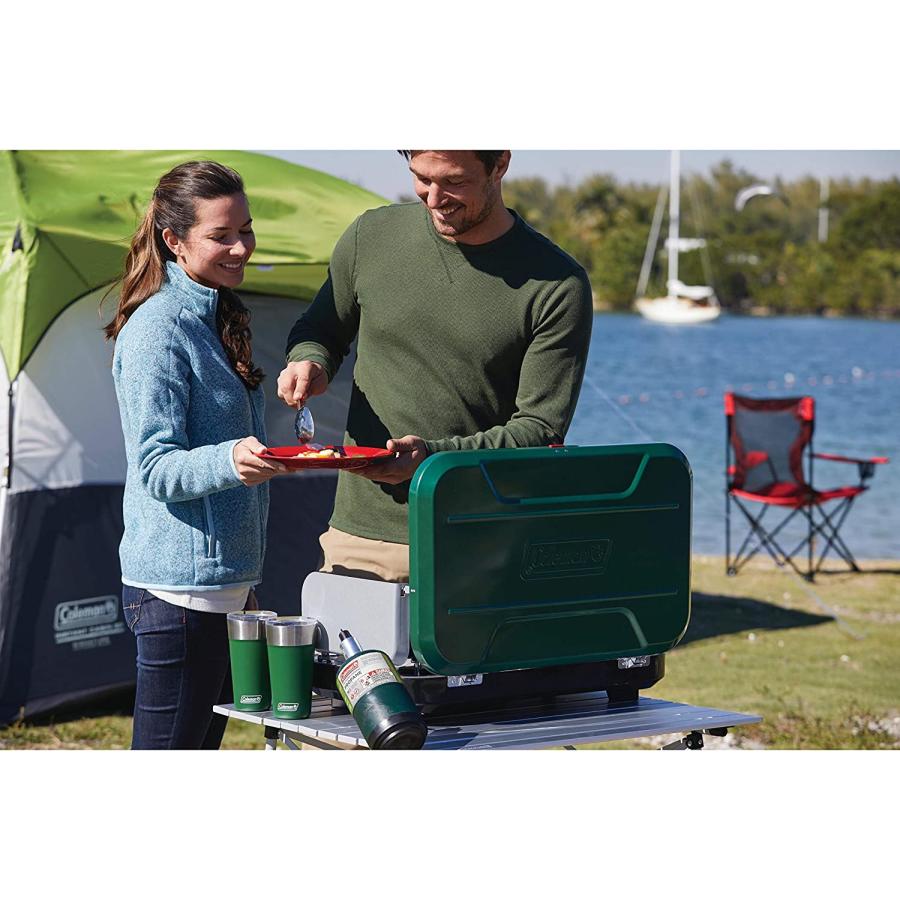 Coleman 24-Piece Enamel Dinnerware Set, Red | Coleman | 02