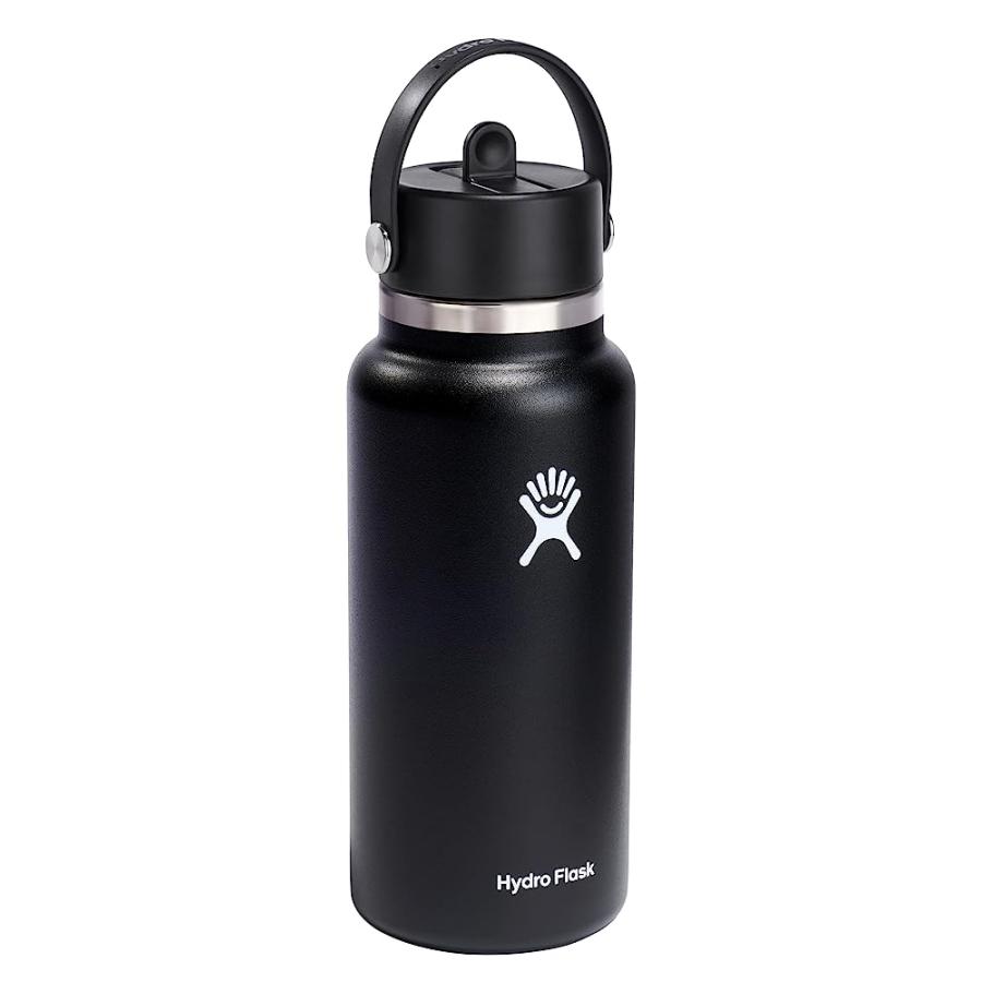 HYDRO FLASK 32 OZ WIDE FLEX STRAW CAP BLACK | HYDRO FLASK | 01