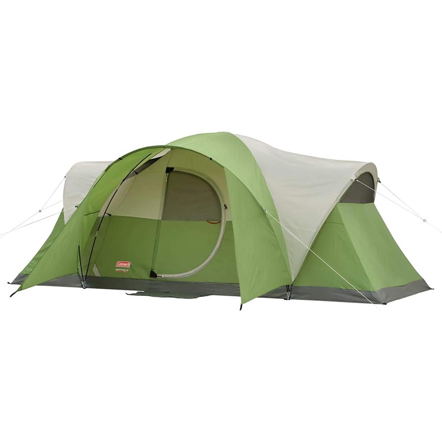 Coleman 8-Person Tent for Camping Montana Tent with Easy Setup, Green | Coleman