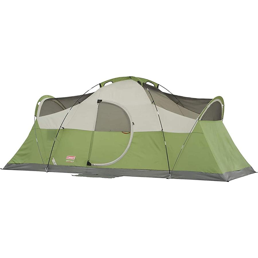 Coleman 8-Person Tent for Camping Montana Tent with Easy Setup, Green | Coleman | 01