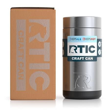 RTIC CAN COOLER WITH SPLASH PROOF LID, 16 OZ, STAINLESS STEEL, KOOZIES FOR SODA CANS & BEER BOTTLES, STAINLESS STEEL, SWEAT PROOF, VACUUM-INSULAT |  | 02