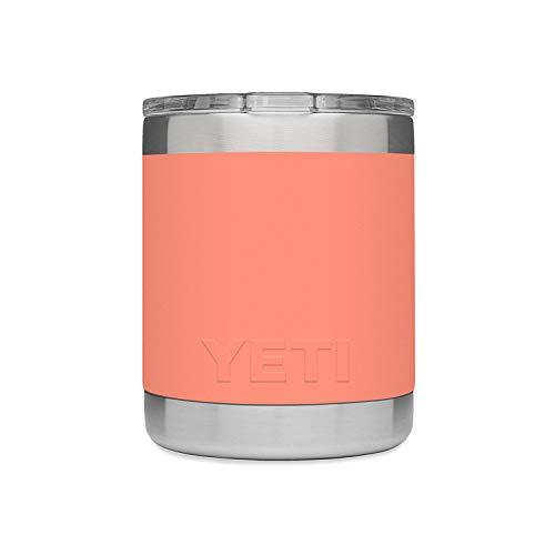 YETI Rambler 10オンス ローボール 蓋付き 真空断熱 ステンレス製、コーラル | YETI | 02