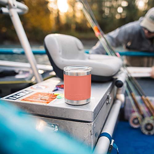 YETI Rambler 10オンス ローボール 蓋付き 真空断熱 ステンレス製、コーラル | YETI | 06